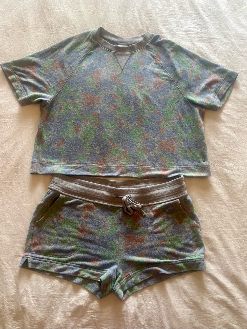 Prana 2 Piece Set, Top and Shorts